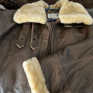 Men’s size L leather jacket
